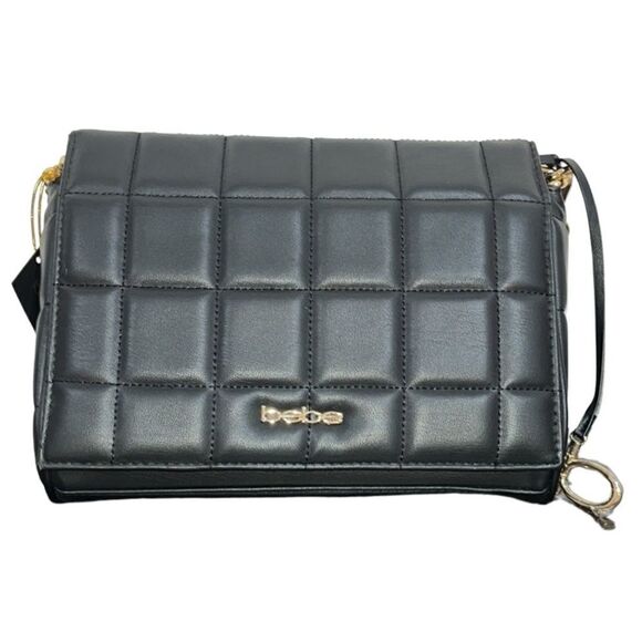 Bebe Chica Quilted Faux-Leather Shoulder Bag - Picture 1 of 15